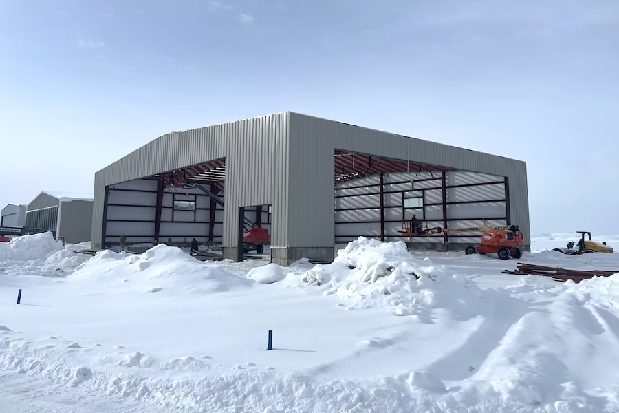 exterior large building retail space